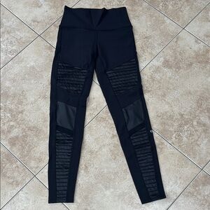 ALO Yoga Black Moto Leggings